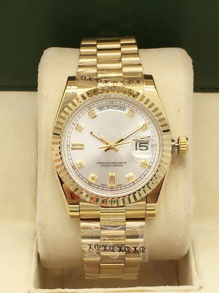 

gift ladies mechanical watch stainless steel strap, day/date series 69 watch fashion ding square waterproof diamond function 36mm hlogd, Slivery;brown