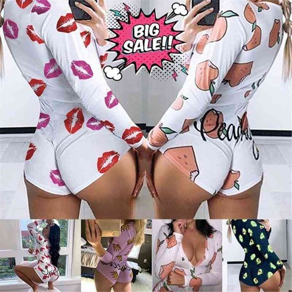 

womens slim romper print pajamas casual deep v neck long sleeve one piece bodysuit summer short bodysuits women, Black;white