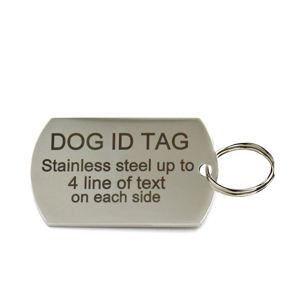 

индивидуальные из нержавеющей стали pet tag бесплатная гравировка на двух боковом имени собаки тег сильное долговечное гравировальное имя ад