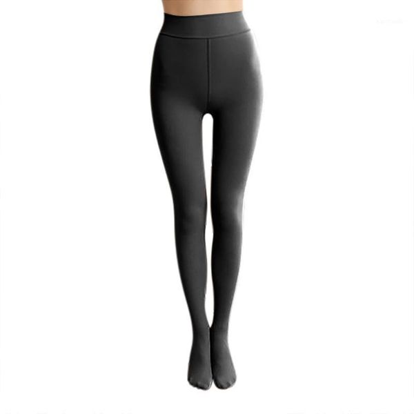 

yoga outfits women solid winter keep warm plus velvet thicken elastic trousers leggings pants leisure fitness #dm1, White;red