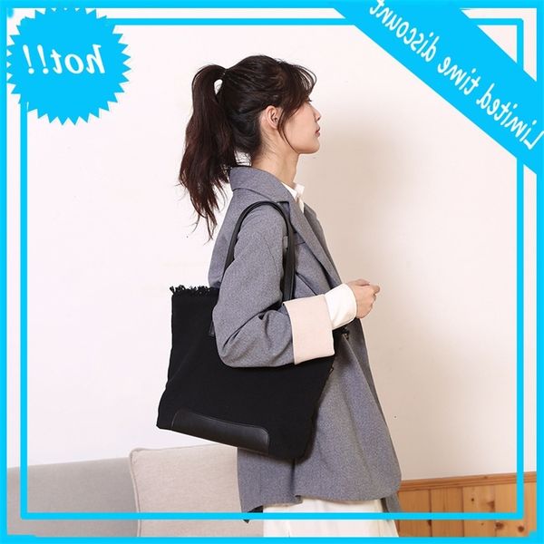 

junbin luggage shoulder for commuting large capacity hand tote portable canvas bag