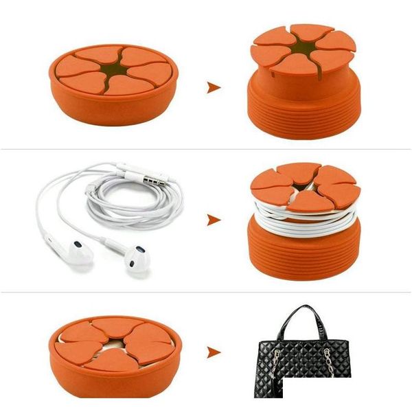 

earphone cable winder sile mini earphone storage container holder folding earphones organizer boxes usb c qylmwc bbgargden