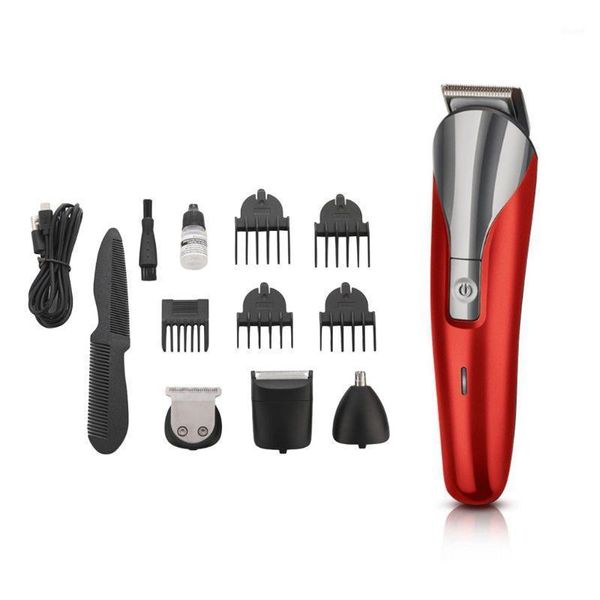 

1set multi-function beard shaver sideburns nose hair trimmer men grooming kit a0nc1