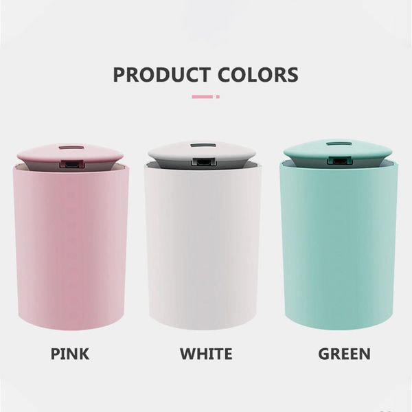 

household air humidifier air purifying mist maker mist humidifier diffuser with led light for car bedroom usb powered 260ml h wmtsar
