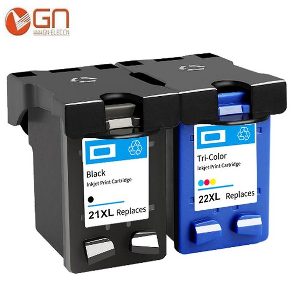 

ink cartridges gn compatible 21xl 22xl cartridge black color replacement for 21 22 xl deskjet f2180 f2200 f2280 f4180 f300 f380