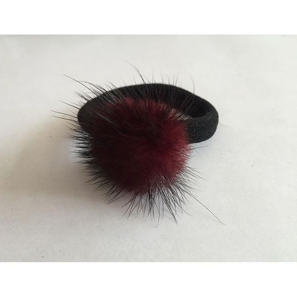 

mini small soft fur pompom ball children elastic hair bands gripper pom hairball girls kids hairband hair accessories h sqczje