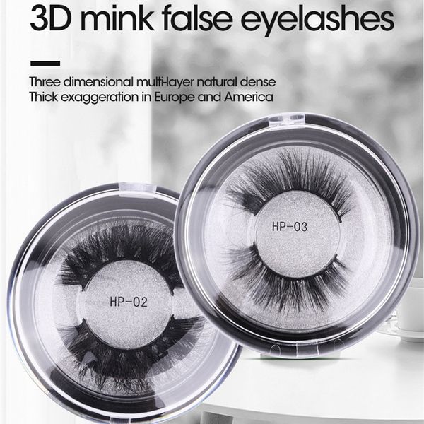 

wholesale 3d mink eyelashes natural false eyelashes 3d mink lashes soft make up extension makeup fake eye lashes 3d series