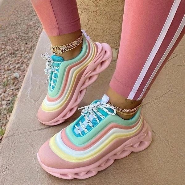 

fashion chunky women sneakers new breathable women vulcanize shoes lightweight female shoes platform sneakers zapatos mujer 2020 #ie1y