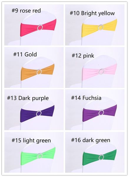 

lycra cover sashes bands wedding spandex party birthday chair buckle sashe decoration colors available st117