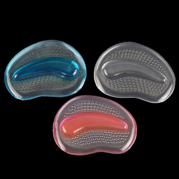 

1pair gel sile forefoot pads insoles inserts massager pain relief high heel sole pad foot care tools wmtqkd, Silver