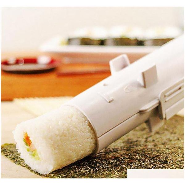 

sushi maker roller rice mold sushi bazooka vegetable meat rolling tool diy sushi making machine kitchen tool vto1e