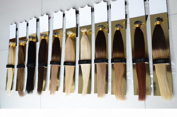 

6a перуанские волосы наращивание волос нано кольцо человеческие волосы 1 г пакет 100 г оммре человеческие наращивания волос, Black