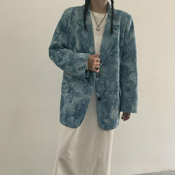 

casual vintage blazer women corduroy korean long sleeve cardigan blazer chaquetas de mujer coat women de50xz, White;black