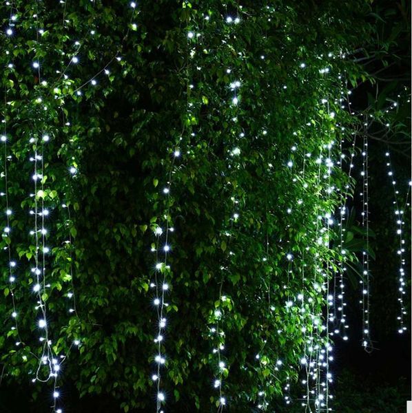 

2 3 6 mm удаленные светодиодные завесы fairy lights string рождественские светодиодные патио вечеринка свадьба окна декор открытые струнные