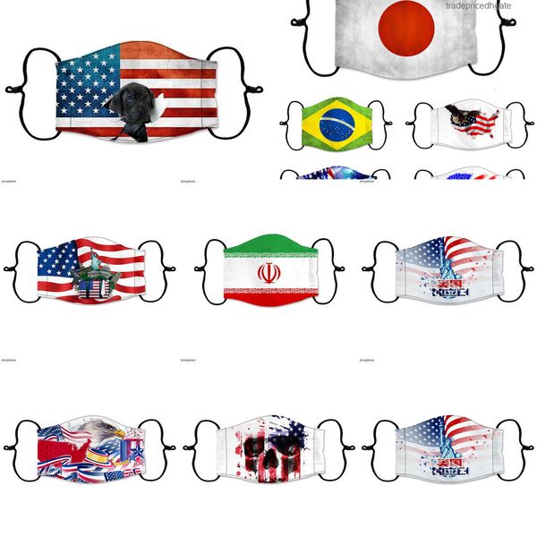 

layer filter reusable k&95% 6 valve face breathing protective mask designer masks mas 7i8y s057