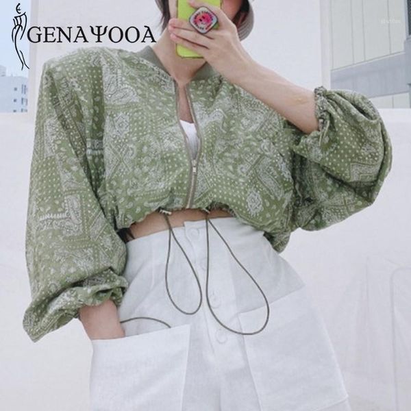 

women's jackets genayooa vintage women winter and coats harajuku short for fashion drawstring floral ladies korean1, Black;brown