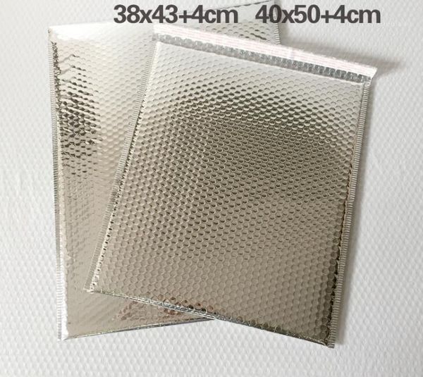 

gift wrap 30pcs silver foil bubble mailers padded envelopes multi-function packaging material bags mailing envelope bag1