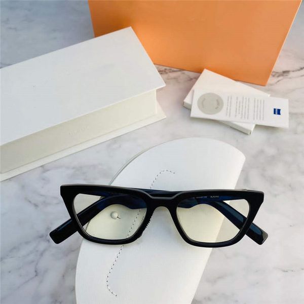 

luxury- new men women fashion net celebrity net celebrity sunglasses uvstone uses high-quality plates to create cat eye frames to send boxes, White;black