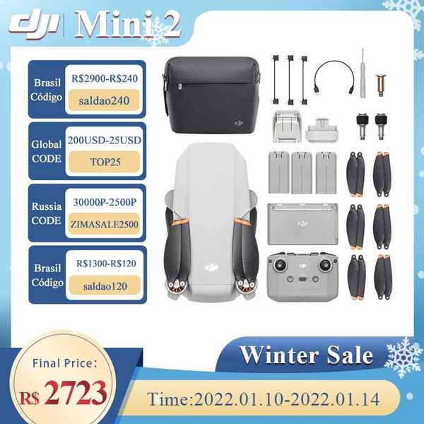 

dji mini 2 drone / 2 fly more combo with 4k zoom camera 10km transmission distance mavic 2 brand new original in stock