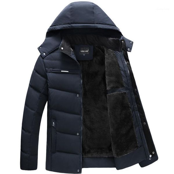 

middle-aged and elderly men's cotton-padded jackets1, Black