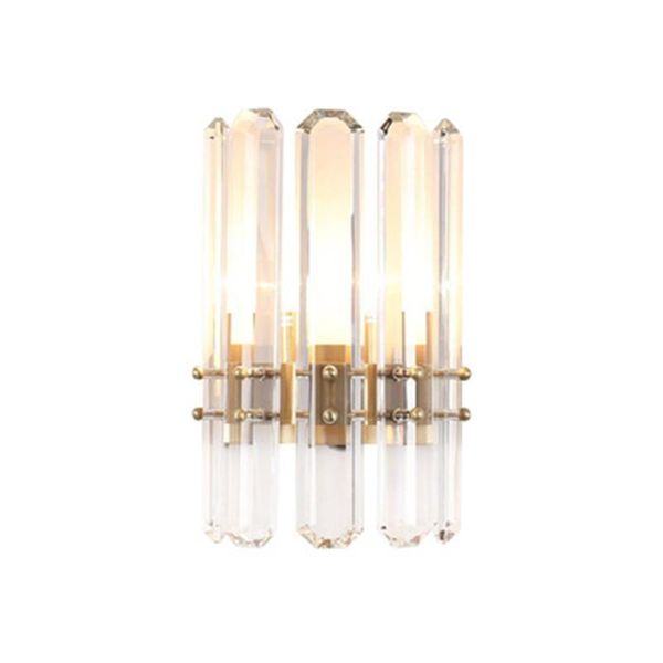 

wall lamp crystal led lights for living room el black decoration