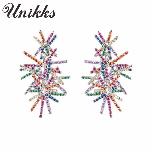 

net red firework women's earrings, Golden;silver