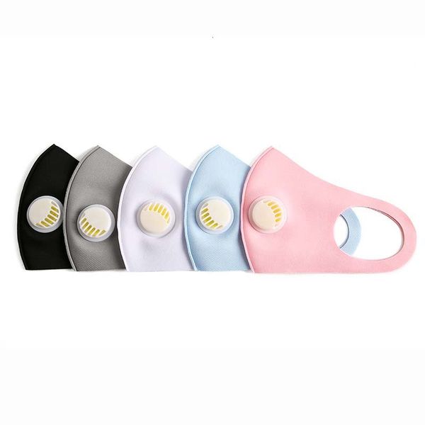 

breathing shippingmesh red mask with dhl valve for men women ice silk knitted cotton dustproof and b