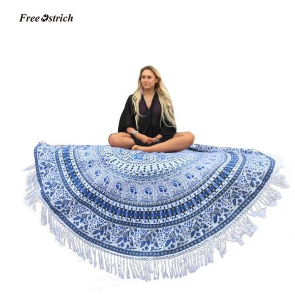 

пляж бесплатный страус полотенца круглый hippie кисточкой гобелен пляж бросьте mandala полотенце yoga mat bohemian seawear пляжное полотенце, Blue;gray