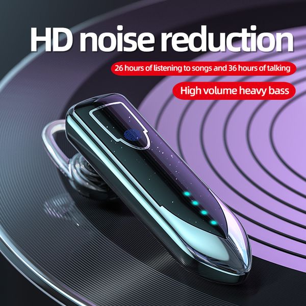 

me-3 bluetooth 5.0 led display wireless earphones touch control wireless bluetooth earbuds ear hook type earphones for phone