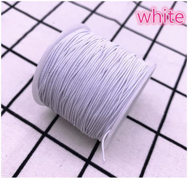 

10yards 1.0mm round hight-elastic bands spool sewing band flat elastic cord for jewelry making diy handmade acc qyllra