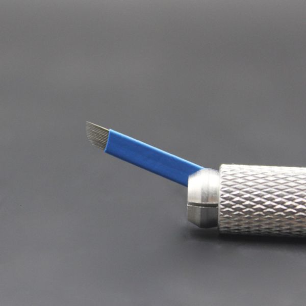 

disposable oem microblading needles nano blade 0.18mm permanent makeup eyebrow tattoo needle for 3d embroidery manual tattoo pen