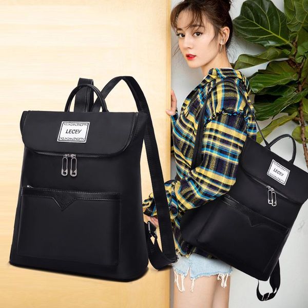 

women girls waterproof backpack wild large capacity travel business bag sale-wt