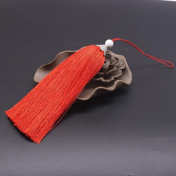 

2pcs fashion new white bead tassel diy pendant jewelry home textile curtain garments decorative accessories craft tassels h jllrld