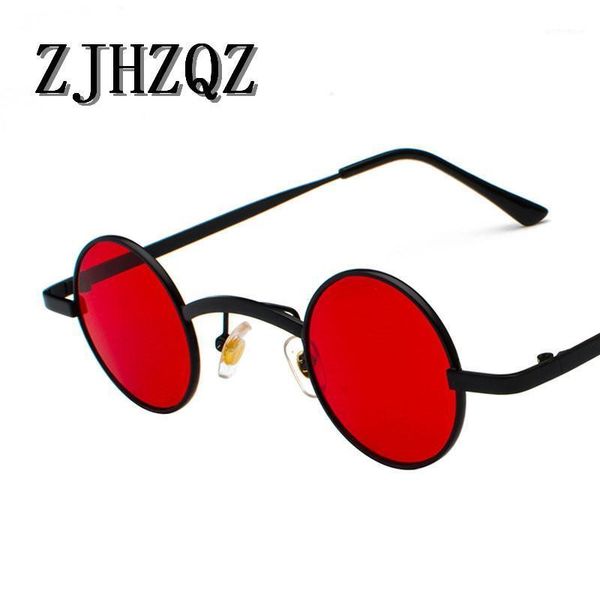 

zjhzqz men john lennon metal steampunk polarized sunglasses small round lens eyewear punk vintage eyeglass retro outdoor mirrors1, White;black