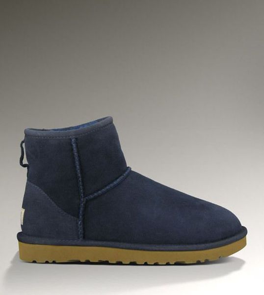 

5854 navy blue classic short designers boots for women with wool lined christmas winter ladies casual ankle luxury snow boots waterproof, Black