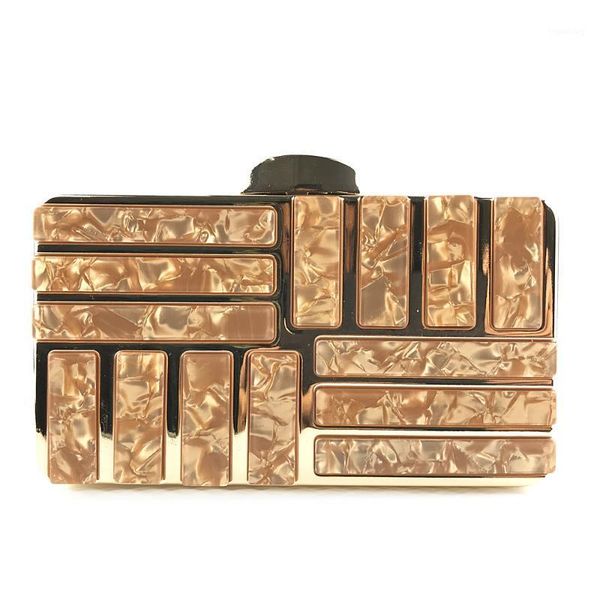 

evening bags women acrylic golden clutch bag lady's purple hardware stitching dinner handbag female red crossbody phone coin for party1
