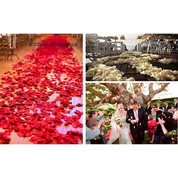 

decoration 50 pieces simulation rose wedding petals for valentine's day and party