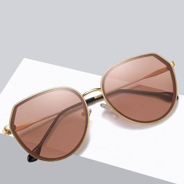 

sunglasses 2021 fashion colorful round women luxury metal sunglasse summer outdoor uv400 eyewear female, White;black