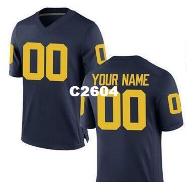 

custom michigan wolverines 2604s,youth,women,toddler, personalized any name and number any size stitched college jersey, Black