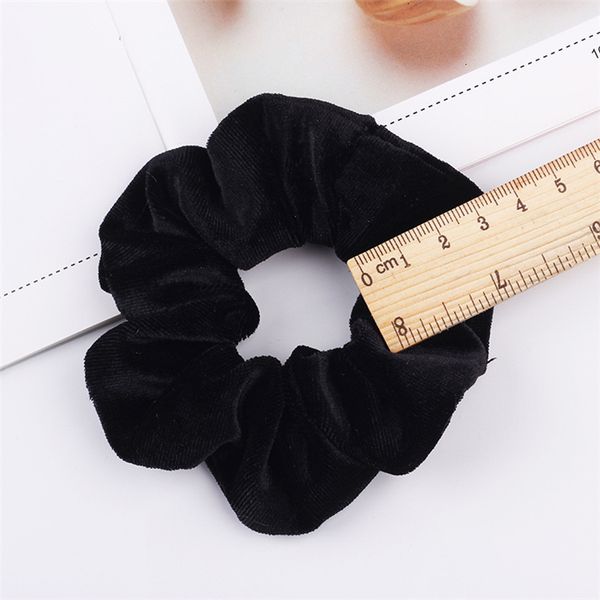 

accessories 30pcs tie girl scrunchies women's velvet ponytail holder scrunchy bands velour hair loop pleuche headwear fjk65s