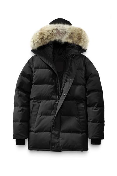

wholesale real wolf fur men's women outerwear parka coat winter down jacket waterproof windproof breathable s-xxl, Black