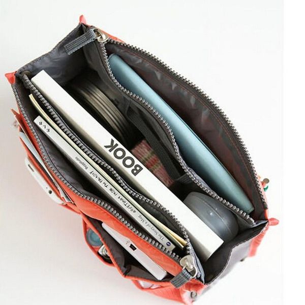 

storage bags 1 x travel bag portable multifunction dual zipper nylon cosmetic organizer holder toiletry bg, wash comestic