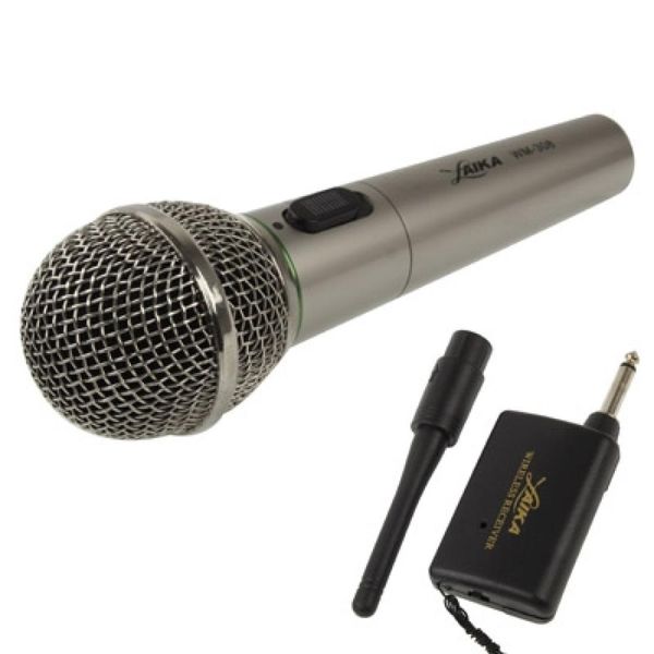 

handheld wireless wired microphone with receiver antenna effective distance 8-20m