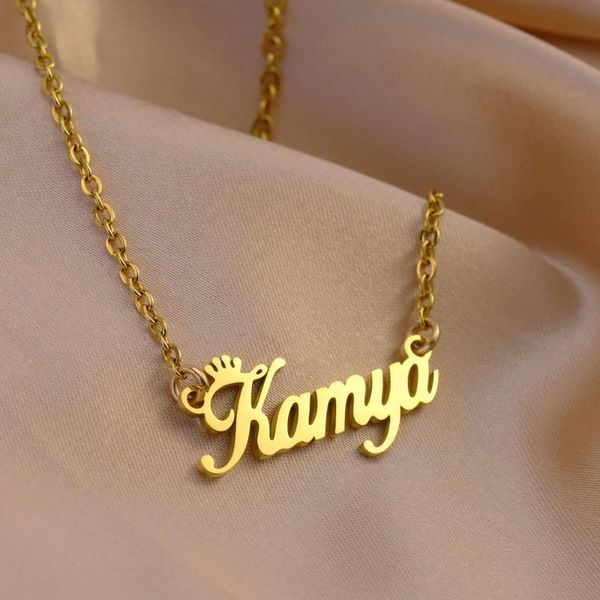 

chains christmas gift cute classic princess style name necklace, Silver