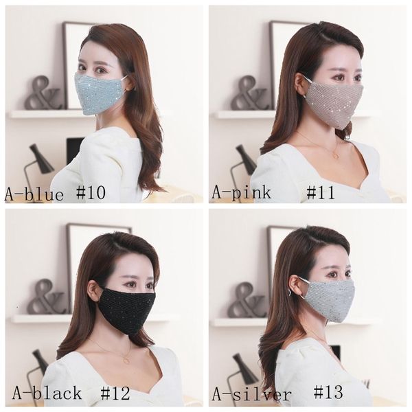 

sequin face earloop protective masks summer 13style sunscreen anti dust mouth cover fashion glitter designer mask gga3381-3