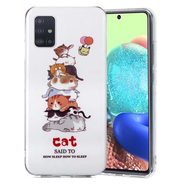 

for samsung galaxy a71 5g luminous tpu soft protective case