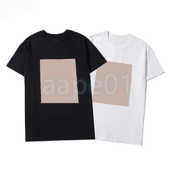 

fashion classic mens t shirts men animal print short sleeve tees couples high streetwear clothing size s-2xl, White;black