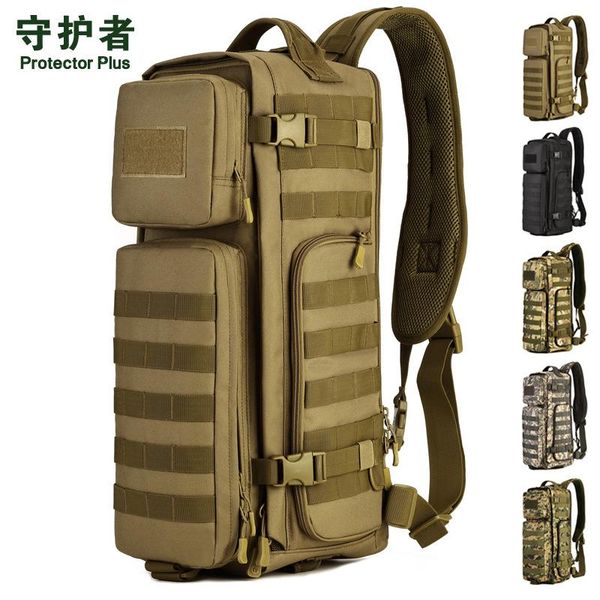 

outdoor bags protector plus 2021 tactical professional mountaineering bag multi-functional shoulder rechargeable chest packaging