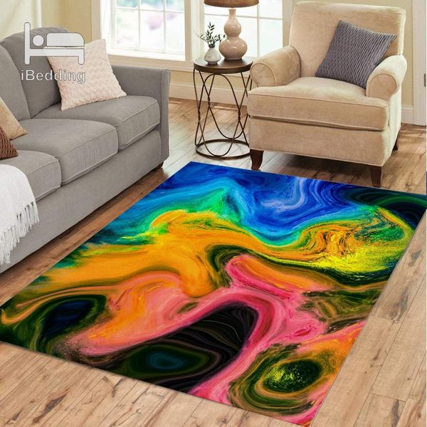 

carpets painter 3d printed rectangle rug for yoga mats living room decorative