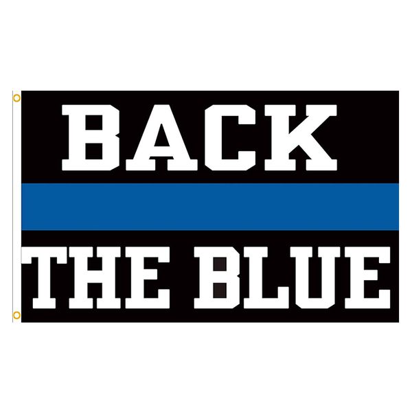 Custom 3x5 Back The Police Lives Matter Flag National Polyester Printing Fabric All Coutries Hanging Flying Fast Delivery